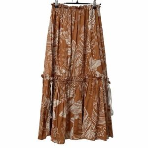 See by CHLOE Womens Floral Maxi Skirt Size 36 Small Tropical Vacation Beachy NWT